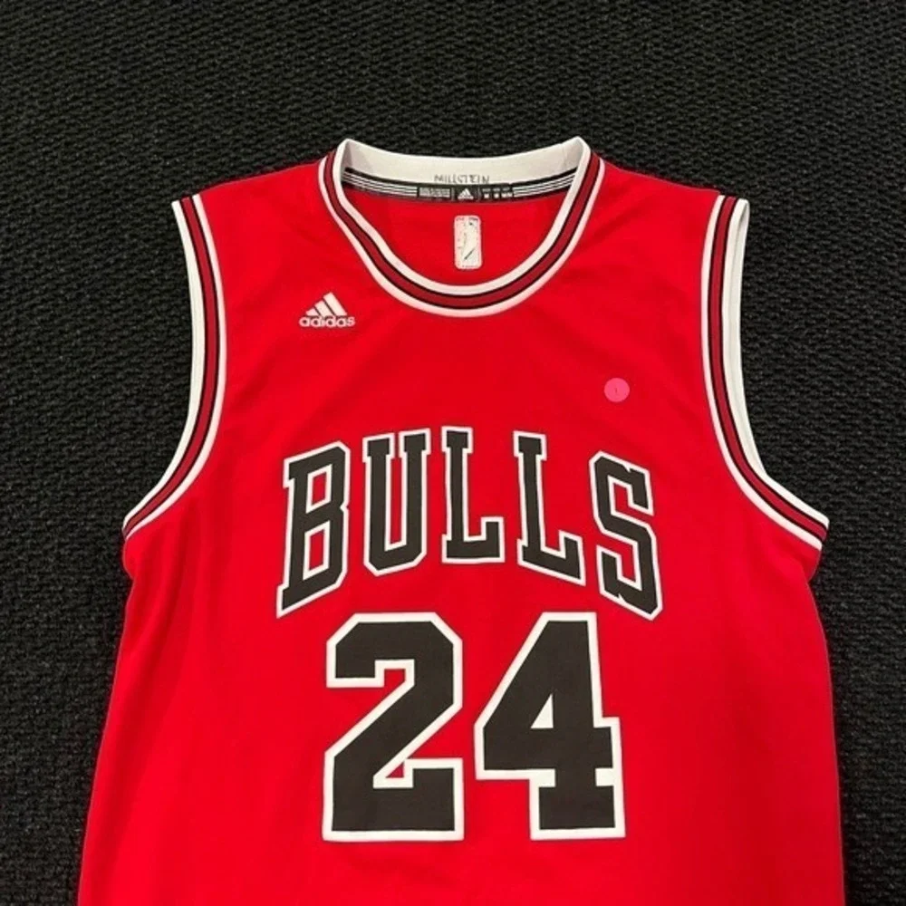 Lauri Markkanen Chicago Bulls Adidas NBA Jersey Red Basketball‎ Mens Size Medium